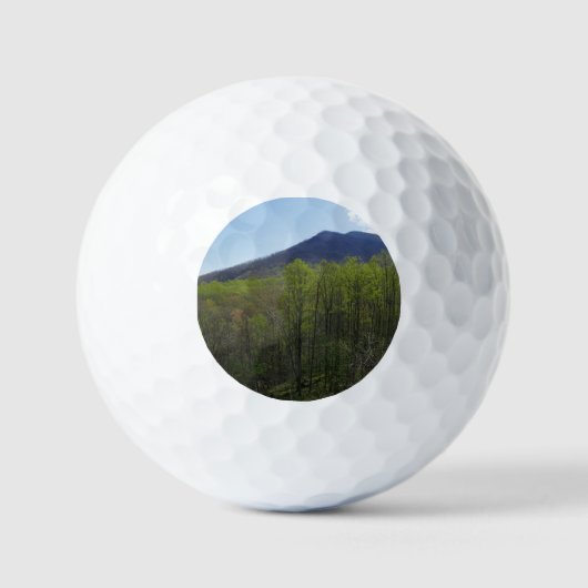 Smoky Mountains in Spring Landscape Golfballen (Voorkant)