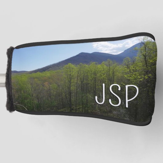 Smoky Mountains in Spring Landscape Golfheadcover (Voorkant)