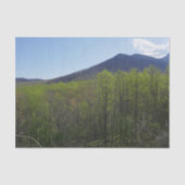 Smoky Mountains in Spring Landscape Tissuepapier (Voorkant)
