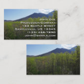 Smoky Mountains in Spring Landscape Visitekaartje (Voorkant / Achterkant)