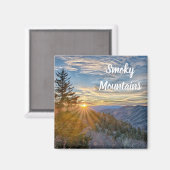 Smoky Mountains magneet (Voorkant / Achterkant)