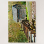 Smoky Mountains Mingus Mill GSMNP Fotografie Legpuzzel (Verticaal)