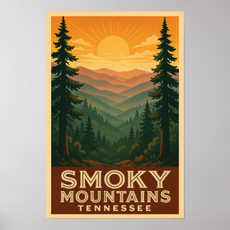 Smoky Mountains National Park, Tennessee Poster