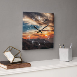 Smoky Mountains NC Vierkante Klok