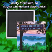 Smoky Mountains North Carolina Amazing Uitzicht Magneet