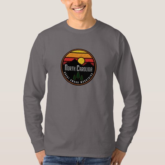 Smoky Mountains North Carolina T-shirt (Voorkant)
