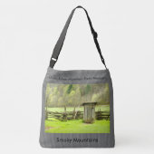  Smoky Mountains Outhouse Crossbody Tas (Achterkant)