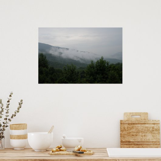 Smoky Mountains Poster (Keuken)