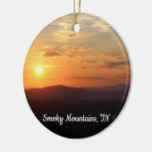 Smoky Mountains Tennessee Christmas Tree Ornament (Links)