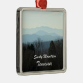 Smoky Mountains, Tennessee Metalen Ornament (Rechts)