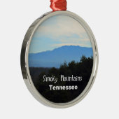 Smoky Mountains, Tennessee Metalen Ornament (Rechts)