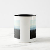 Smoky Mountains, Tennessee Tweekleurige Koffiemok (Center)