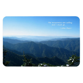 Smoky Mtns w / sneeuw: Mtns roepen...John Muir Magneet