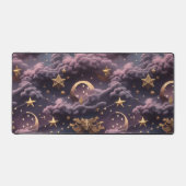 Smoky Plum Celestial Moon Astrology Aesthetic Bureaumat (Voorkant)