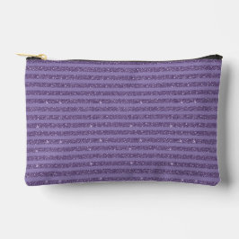 Smoky Plum Glitter Style Horizontal Stripes Etui