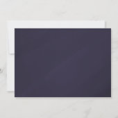 Smoky Plum Grey 15e 15 Verjaardagsfeestuitnodiging Kaart (Achterkant)