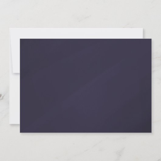 Smoky Plum Grey 15e 15 Verjaardagsfeestuitnodiging Kaart (Achterkant)