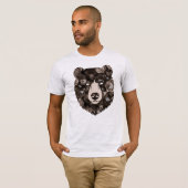 Smoky Quartz Bear Crystal T-shirt (Voorkant volledig)
