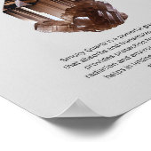 Smoky Quartz Crystal Betekenis Poster (Hoek)