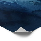 Smoky Sleeping Ute Mountain waterverf Poster (Hoek)