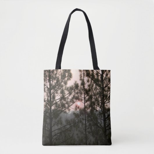Smoky Sunrise vanaf de Carr Fire 2018... Tote Bag (Voorkant)