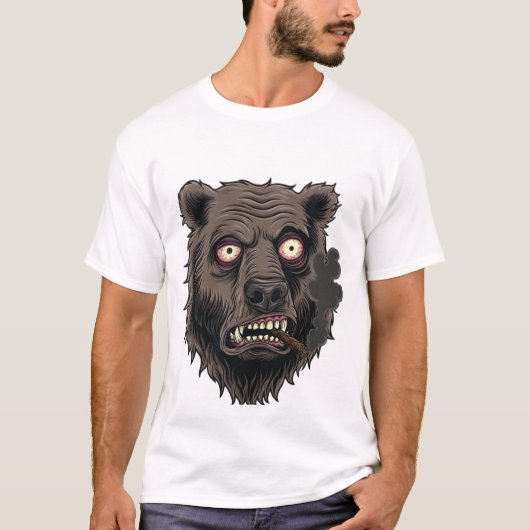 Smoky the Bear Fantasy Style T-shirt (Voorkant)