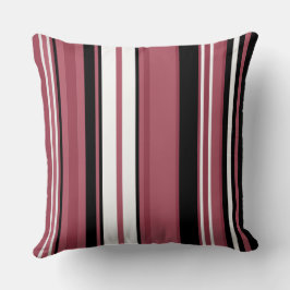 Smoky Topaz en Black Stripes Kussen