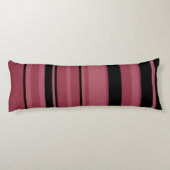 Smoky Topaz en Black Stripes Lichaamskussen (Achterkant)