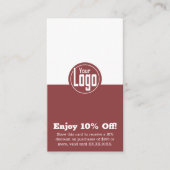 Smoky Topaz & White Hair Salon Geniet van 10% kort Kortingskaartje (Voorkant)