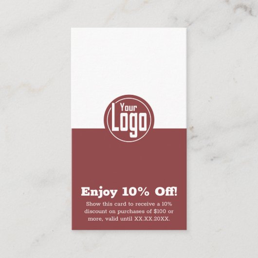 Smoky Topaz & White Hair Salon Geniet van 10% kort Kortingskaartje (Voorkant)