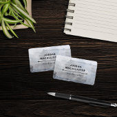 Smoky Waterverf Author Visitekaartje