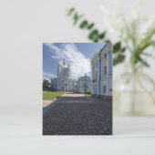 Smolny Cathedraal in Sint-Petersburg, Rusland Briefkaart (Staand voorkant)