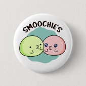 Smoochies Grappig Kussen Mochi Pun Ronde Button 5,7 Cm (Voorkant)