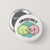 Smoochies Grappig Kussen Mochi Pun Ronde Button 5,7 Cm (Voorkant /achterkant)