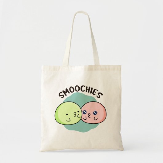 Smoochies Grappig Kussen Mochi Pun Tote Bag (Voorkant)