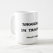 Smooligan in opleiding koffiemok (Voorkant links)