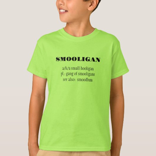 Smooligan kinder shirt (Voorkant)