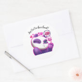 SMOoOoches bud! Ronde Sticker (Envelop)