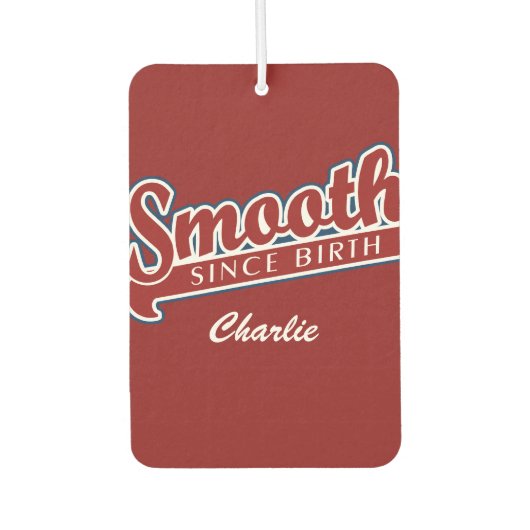 SMOOOTH aangepaste luchtverfrisser voor auto's (Voorkant)