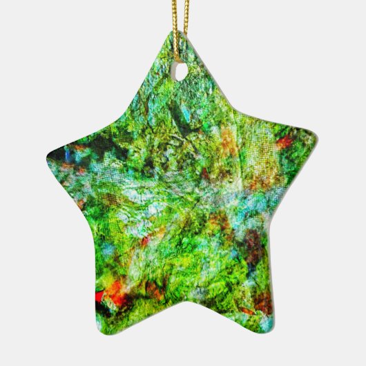 Smooth abstract ornament star,Yellow calming (Links)