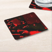 Smooth abstract paper coaster.Happiness abstract Kartonnen Onderzetters (Schuin)