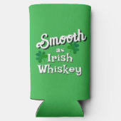 Smooth as Irish Whiskey Saint Patrick's Day Seltzer Blikjeskoeler (Achterkant)