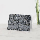 Smooth Black Pebbles Happy Birthday Kaart (Voorkant)