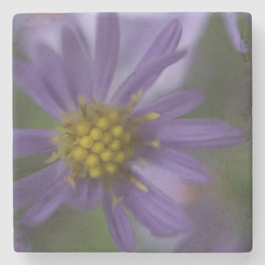 Smooth Blue Astor Stenen Onderzetter (Voorkant)