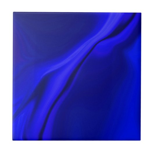 Smooth Blue Design Tegel Tegeltje (Voorkant)