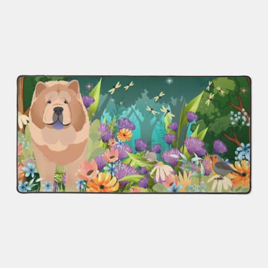 SMOOTH CHOW CHOW Desk Mat (Voorkant)
