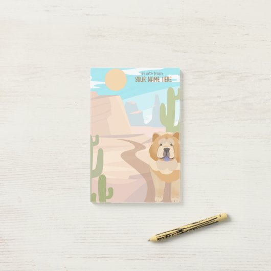 SMOOTH CHOW Sticky Notes (Op bureau)