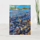 SMOOTH clear flowing natural water & gentle waves Kaart (Voorkant)