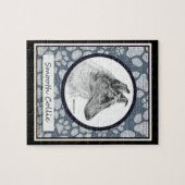 Smooth Collie Art Design Legpuzzel (Horizontaal)