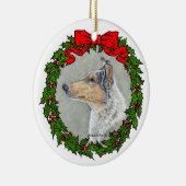 Smooth Collie, Blue Merle, Ornament (Rechts)